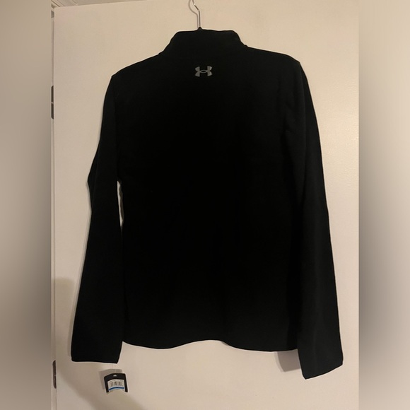 Under Armour YXL Black Quarter-Zip Fleece Jacket - NWT - Picture 2 of 4